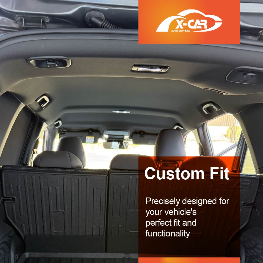 Floor Mats Boot Liner Set for Subaru Forester 6th Gen 2025-Onwards No Subwoofer Heavy Duty Car Trunk Cargo Kick Back Seat Cover