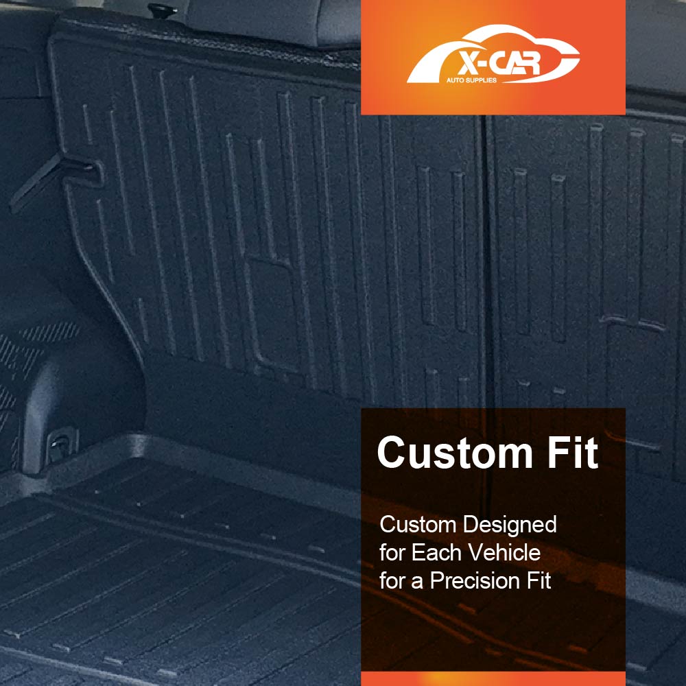 Floor Mats Boot Liner Set for Subaru Forester 6th Gen 2025-Onwards No Subwoofer Heavy Duty Car Trunk Cargo Kick Back Seat Cover