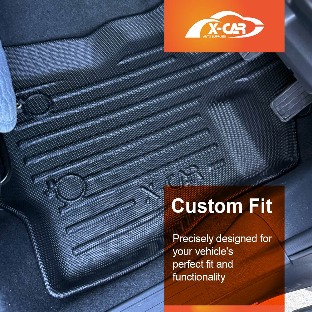 3D Floor Mats Boot Liner Set for Subaru Forester Hybrid 6th Gen 2025-Onwards All Weather Heavy Duty Cargo Car Trunk Luggage Tray