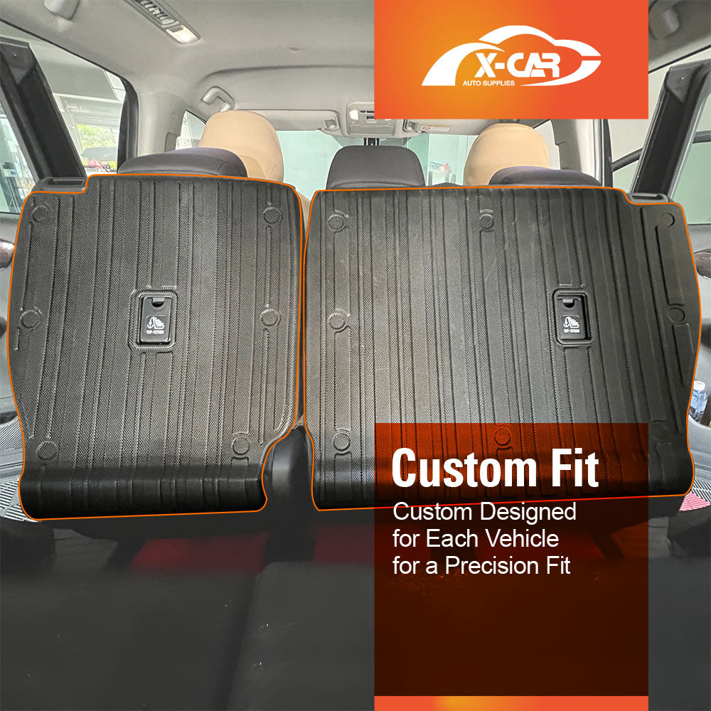 3D All Weather Boot Liner Back Seat Protector Combo for Mercedes-Benz GLC Class 2015-2022 Heavy Duty Car Kick Mats Cover Cargo