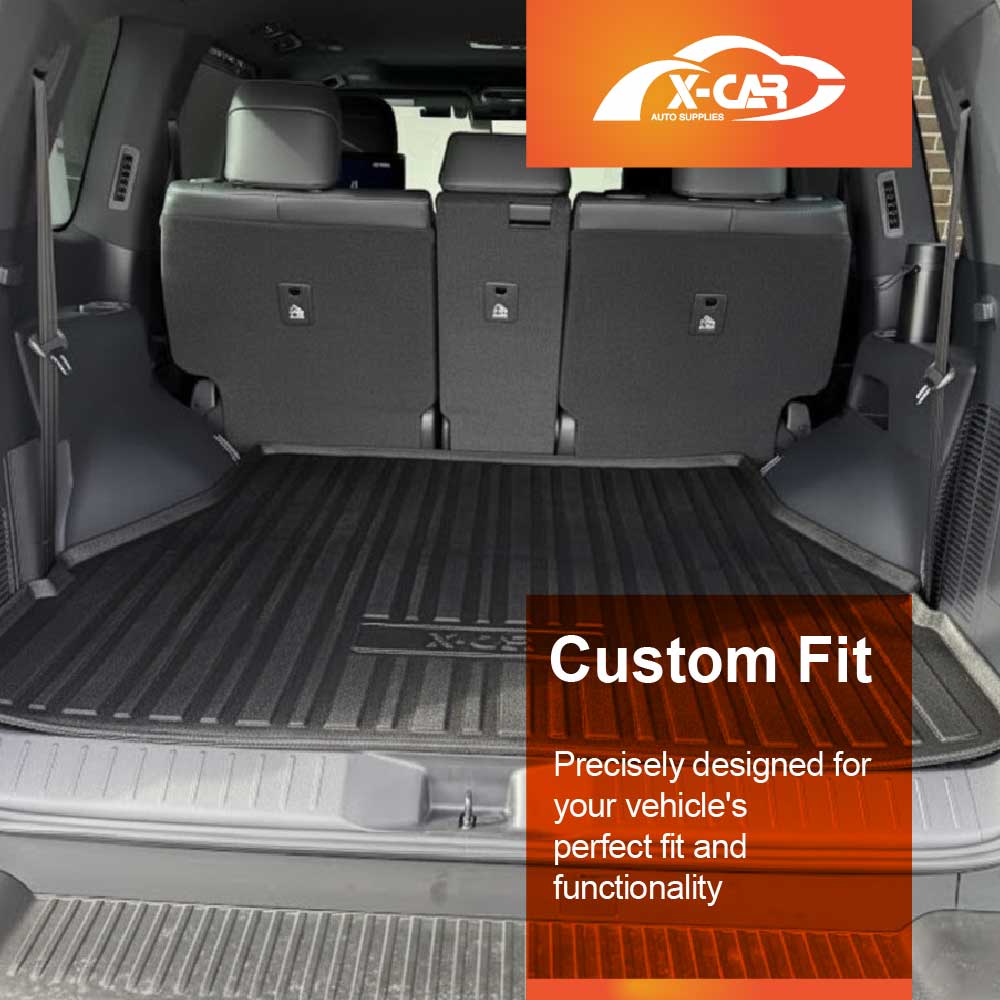 3D Floor Mats Boot Liner for Lexus LX Series LX500d LX600 2021-Onwards All Weather Heavy Duty Cargo Car Trunk Luggage Tray