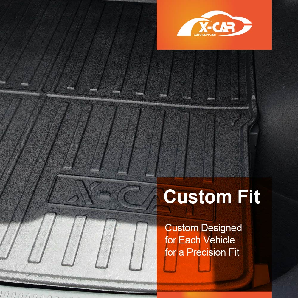 Boot Liners Kick Mats Set for MG MGS5 EV 2025-Onwards All Weather Heavy Duty Cargo Car Trunk Back Seat Protector