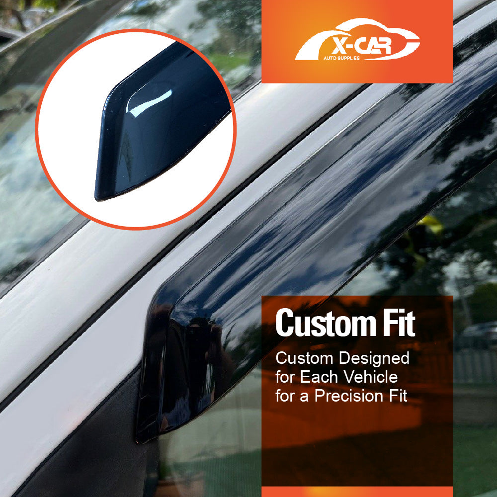 Weathershields for Toyota Hilux SR5 Extra Cab 2005-2015 Car Weather Shields Wind Deflectors Window Sun Visor 4-Piece Set