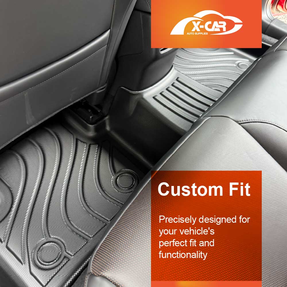 3D Floor Mats for Mazda 3 BP Series Hatch Sedan 2019-Onwards Heavy Duty All Weather Car Mats Carpet Liner Set