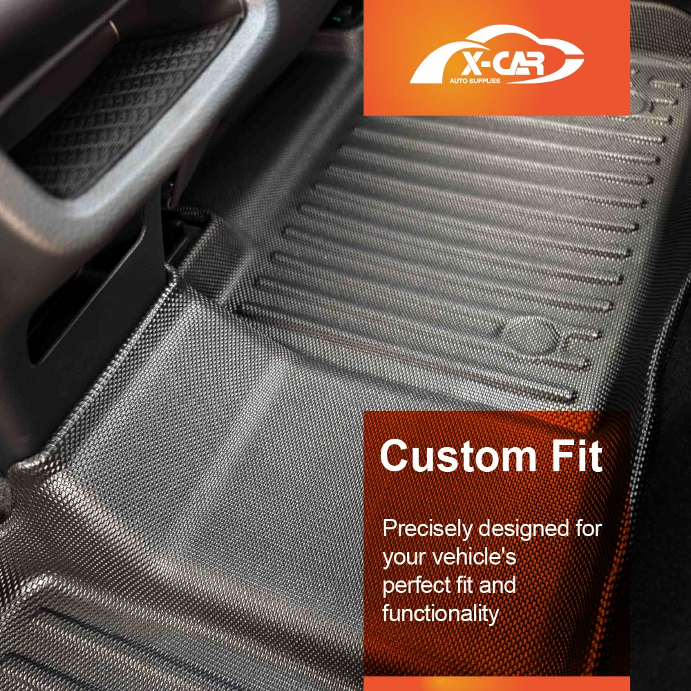 Floor Mats Boot Liner Set for Chery Tiggo 7 Super Hybrid 2025-Onwards All Weather Heavy Duty Car Trunk Cargo Kick Back Seat Cover