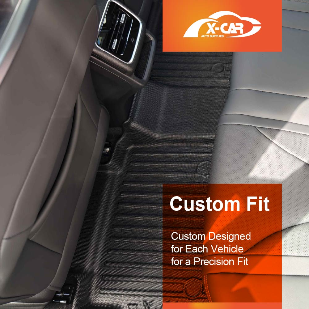 Floor Mats Boot Liner Set for Chery Tiggo 7 Super Hybrid 2025-Onwards All Weather Heavy Duty Car Trunk Cargo Kick Back Seat Cover