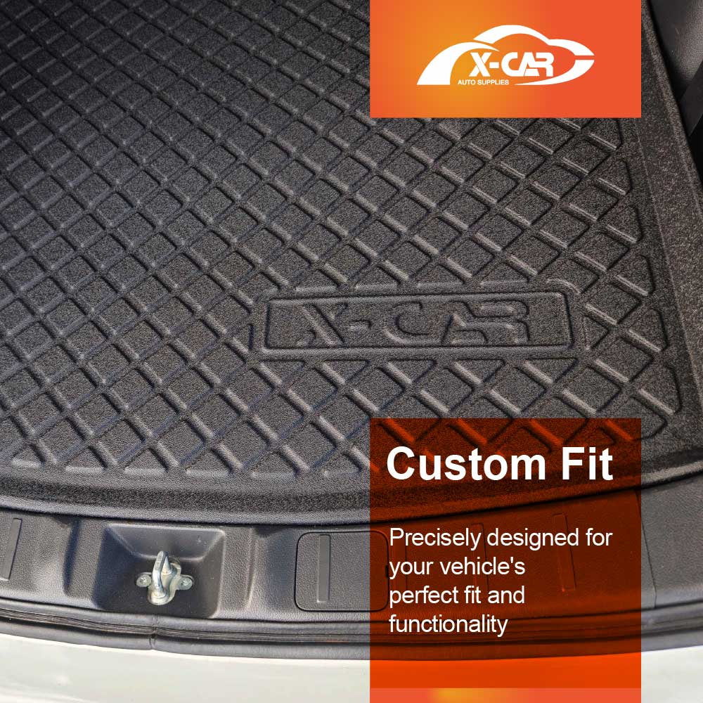 3D Floor Mats Boot Liner for Mitsubishi Outlander 7 Seater 2012-2021  All Weather Heavy Duty Cargo Car Trunk Luggage Tray