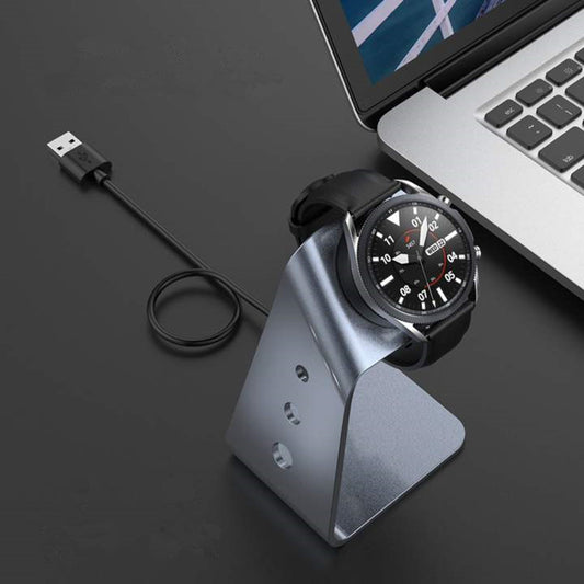 Aluminium Grey Wireless Charger Stand for Samsung Galaxy Watch 3 41mm