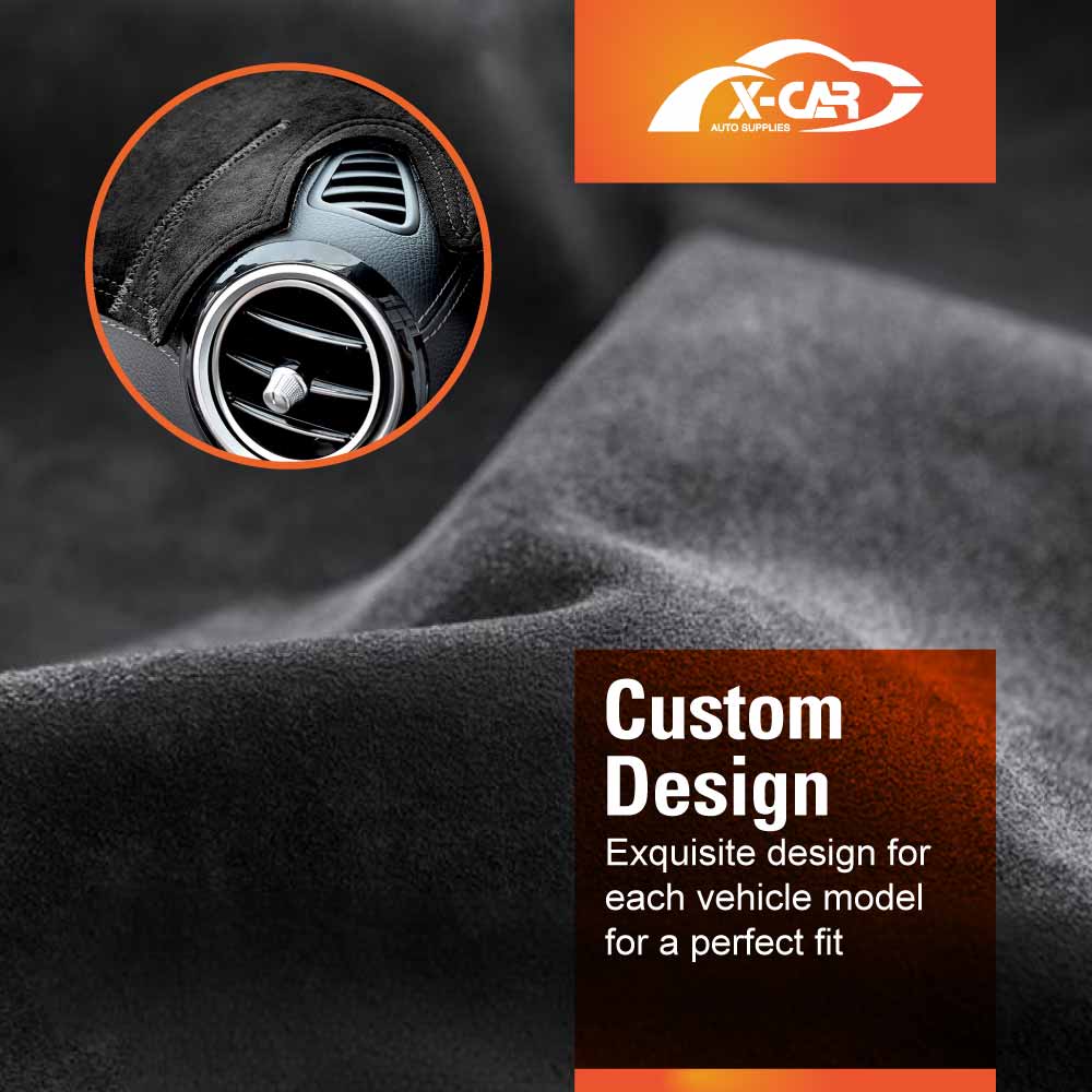 Dash Mat Pad Cover for Nissan Xtrail X-trail T32 SUV 2013-2022 Non-Slip Microfiber Pad Cover Interior Accessories