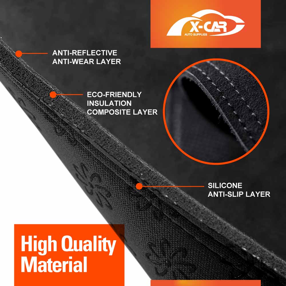 Dash Mat for Subaru Crosstrek 2023-Onwards Non-Slip Microfiber Pad Cover Interior Accessories