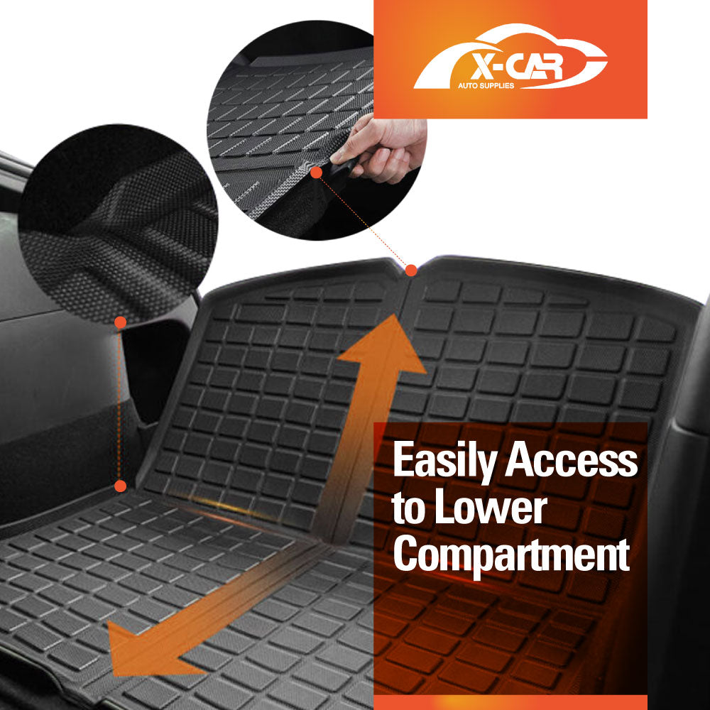 Boot Liner for Tesla Model Y 2022-2025 Heavy Duty Rear Cargo Trunk Cover Mat Luggage Tray
