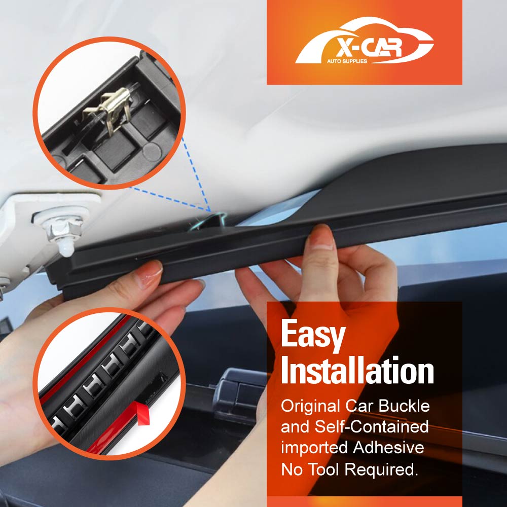 Tesla Model Y 2022-2025 Front Trunk Hood Rubber Seal Weatherstrip Water Retaining Strip Vent Protector Guard