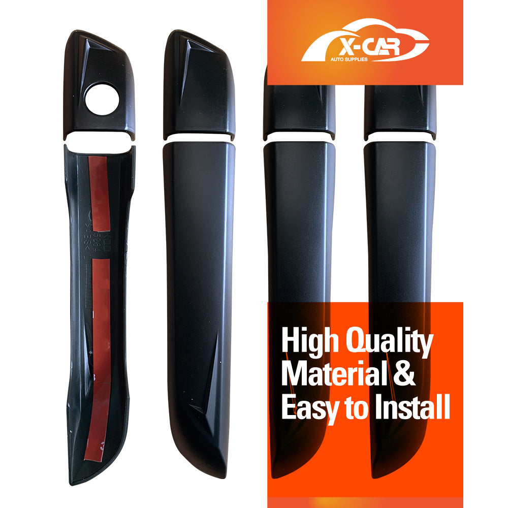 Door Handles Cover for ISUZU D-MAX DMAX Dual Cab 2020-Onwards Matt Black protector