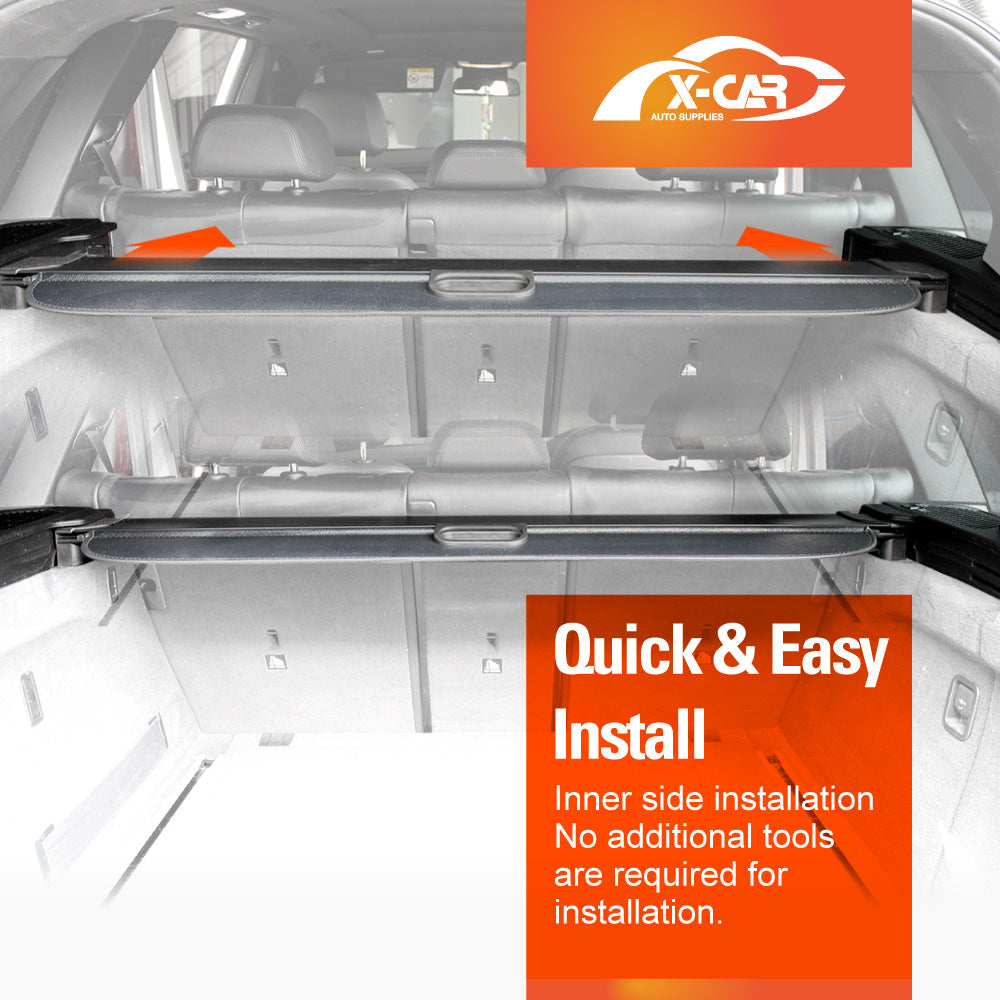 Retractable Car Trunk Shade Rear Cargo Security Shield Luggage Cover for BMW X5 X5M F15 E70 F85 2007-2018