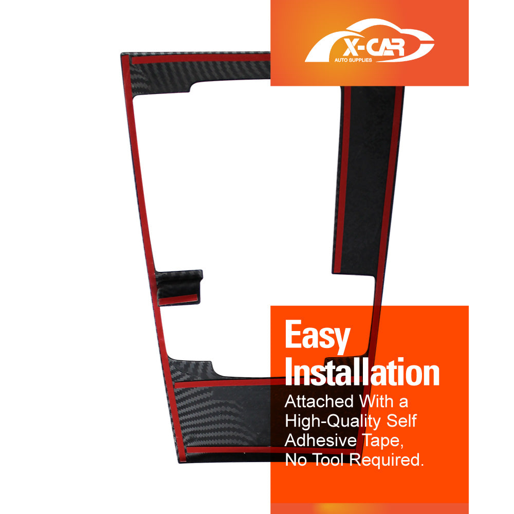 Center Console Gear Shift Cover for Mazda 3 BP 2019-2025 Carbon Fiber Style Frame Trim Protector