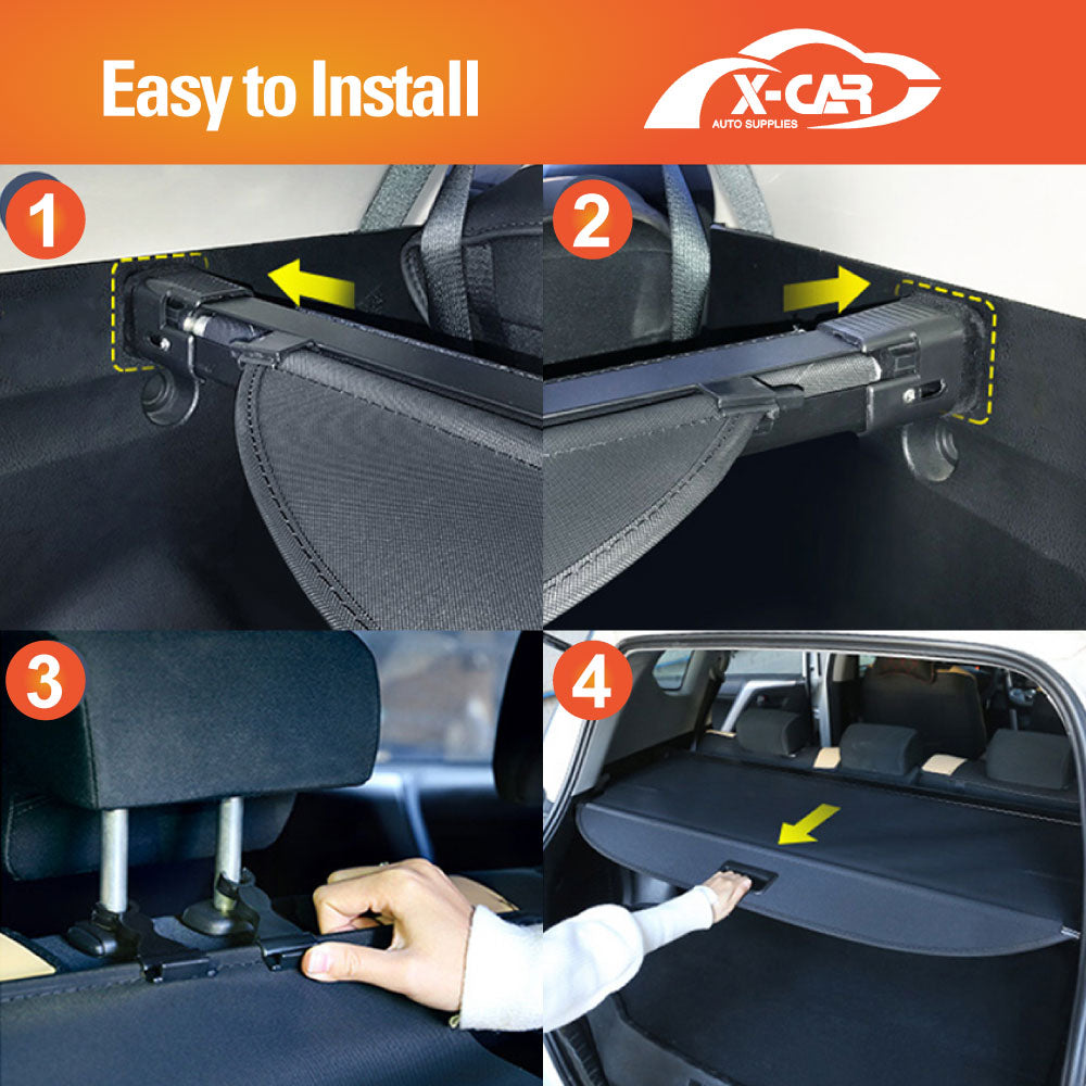 Retractable Car Trunk Shade Rear Cargo Security Shield Luggage Cover for Nissan X-trail Xtrail 2007-2013 T31 Series