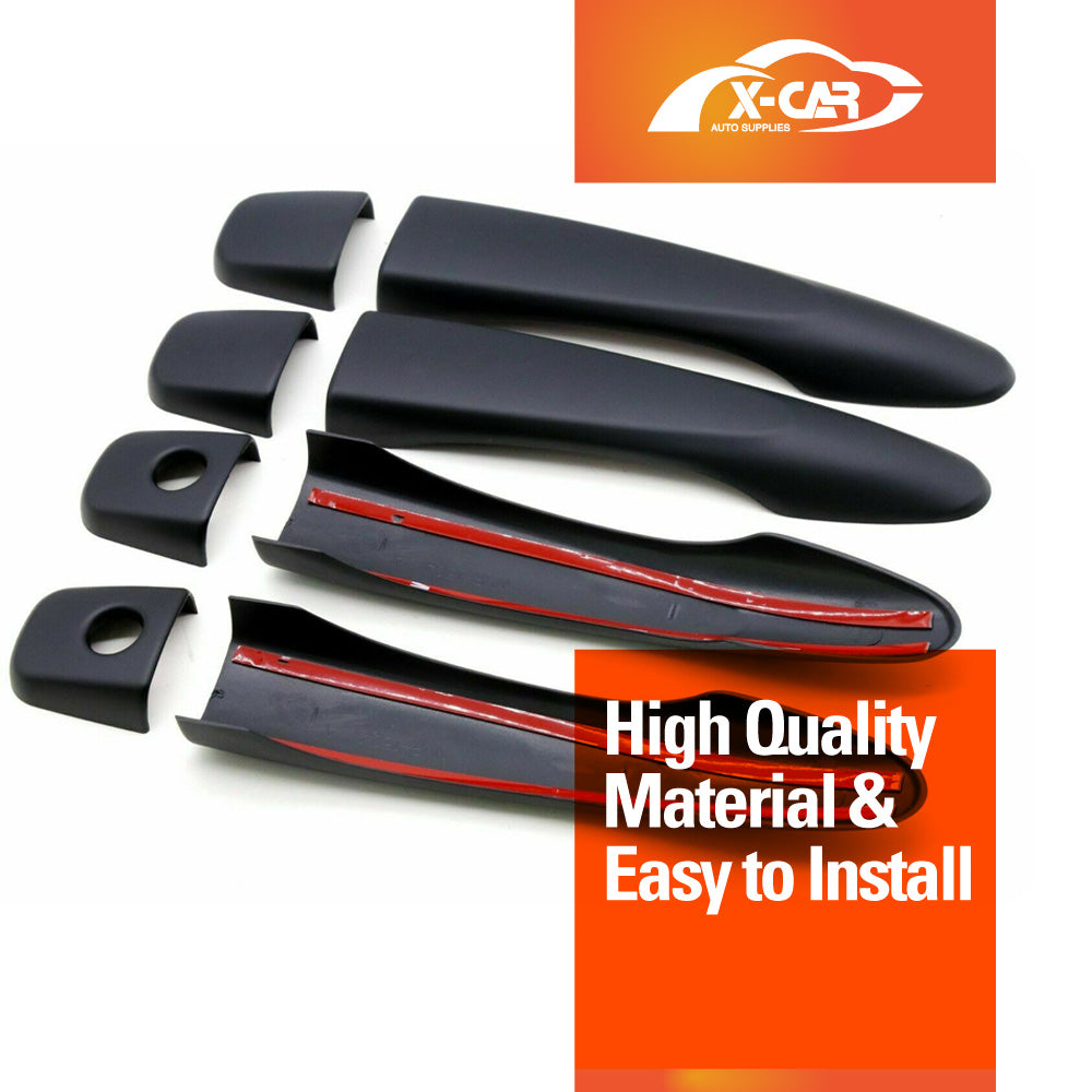 Door Handles Cover for Nissan Navara D23 NP300 2015-2025 Matt Black protector