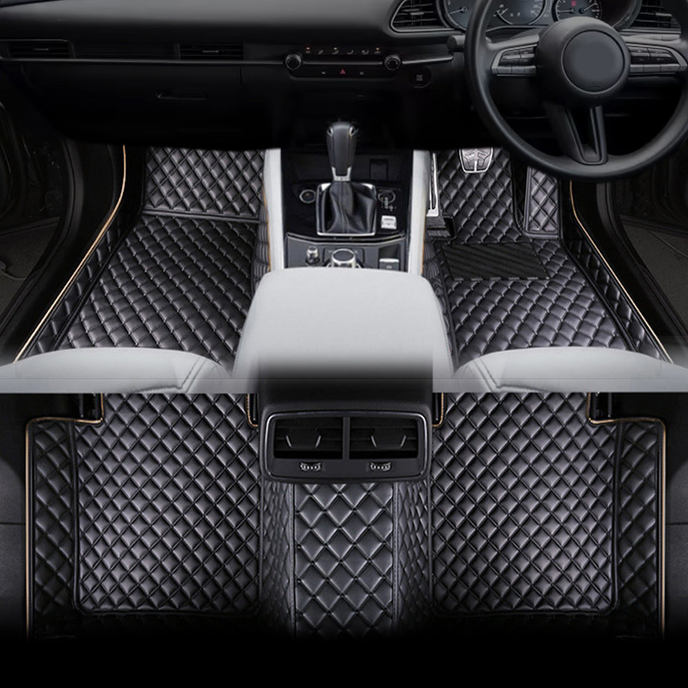 Mazda CX-30 CX30 2019-Onwards Premium Custom Made PU Leather Car Mat Floor Liner Carpet Complete Set