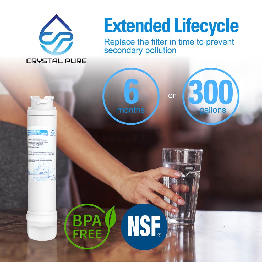 Replacement Water Filter for Westinghouse EPTWFU01 807946705 WHE6060SA WSE6870SA WBE5360SA WHE7074SA WHE5260SA WHE6874SA WQE6870BA Refrigerator