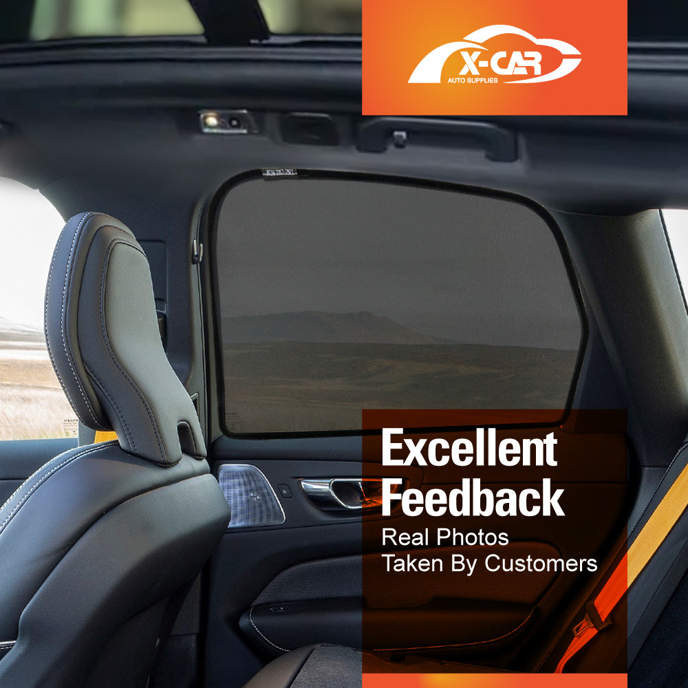 Rear Port Window Sun Shade for Volvo XC60 2017-Onwards Car Sun Blind Mesh