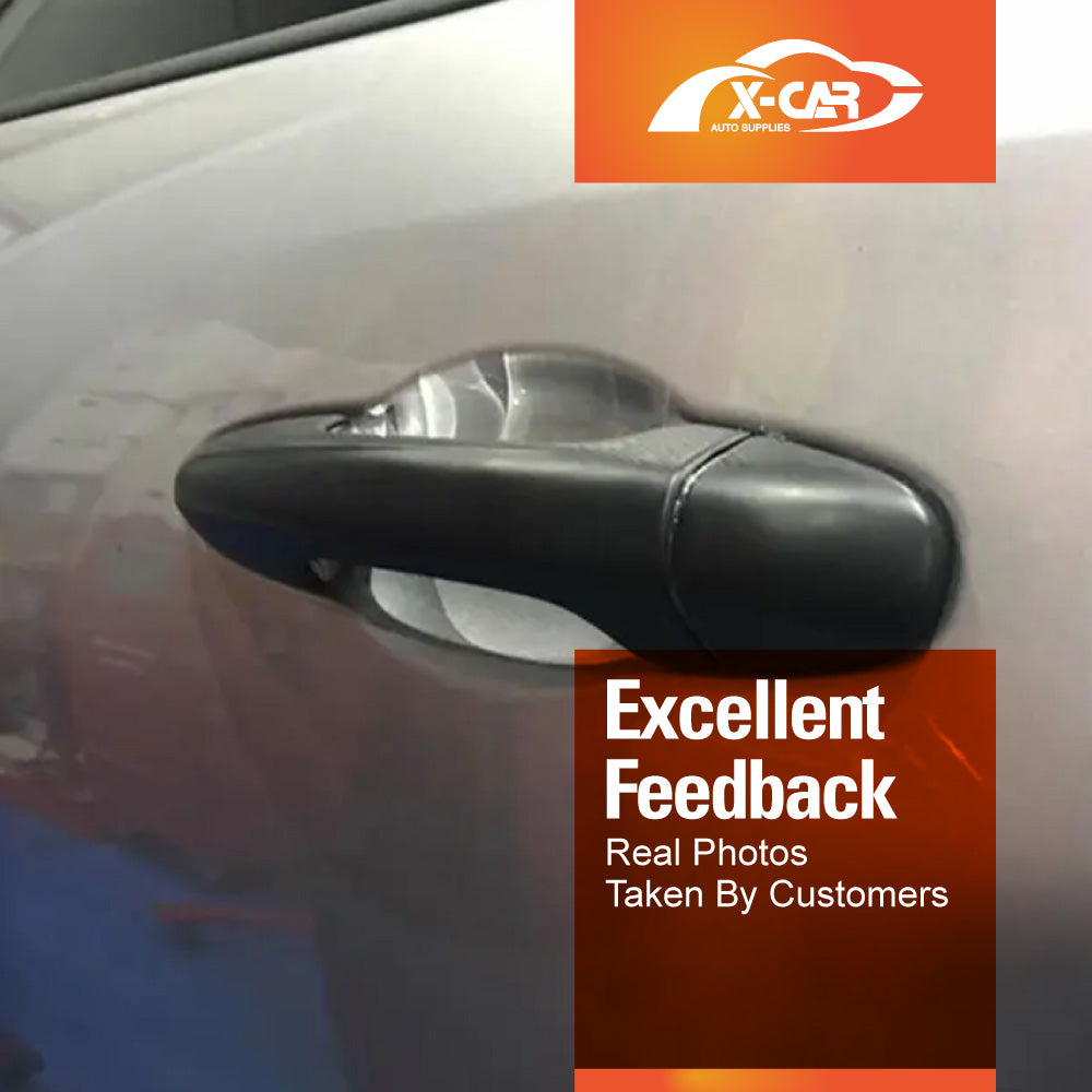 Keyless Smart Door Handles Bowl Inserts Cover for Toyota Hilux 2015-2025 Matt Black protector