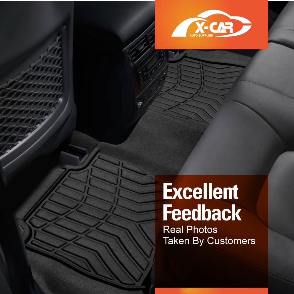 3D Floor Mats Boot Liner Set for Toyota LandCruiser 200 LC200 Series 2007-2021 All Weather Heavy Duty Cargo Car Trunk Luggage Tray