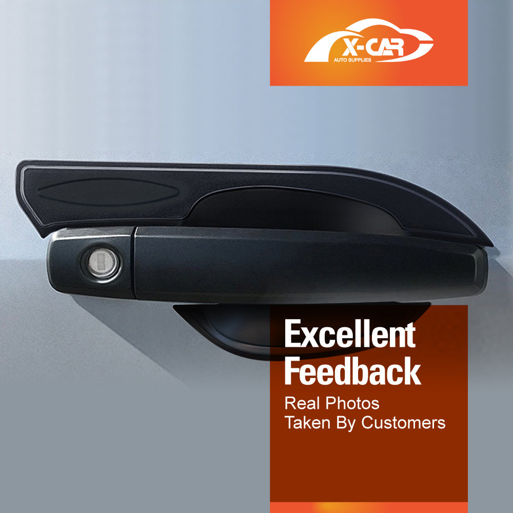 Door Handles Bowl Inserts Cover for Holden Colorado RG 2012 2013 2014 2015 2016 2017 2018 2019 2020 Matt Black protector