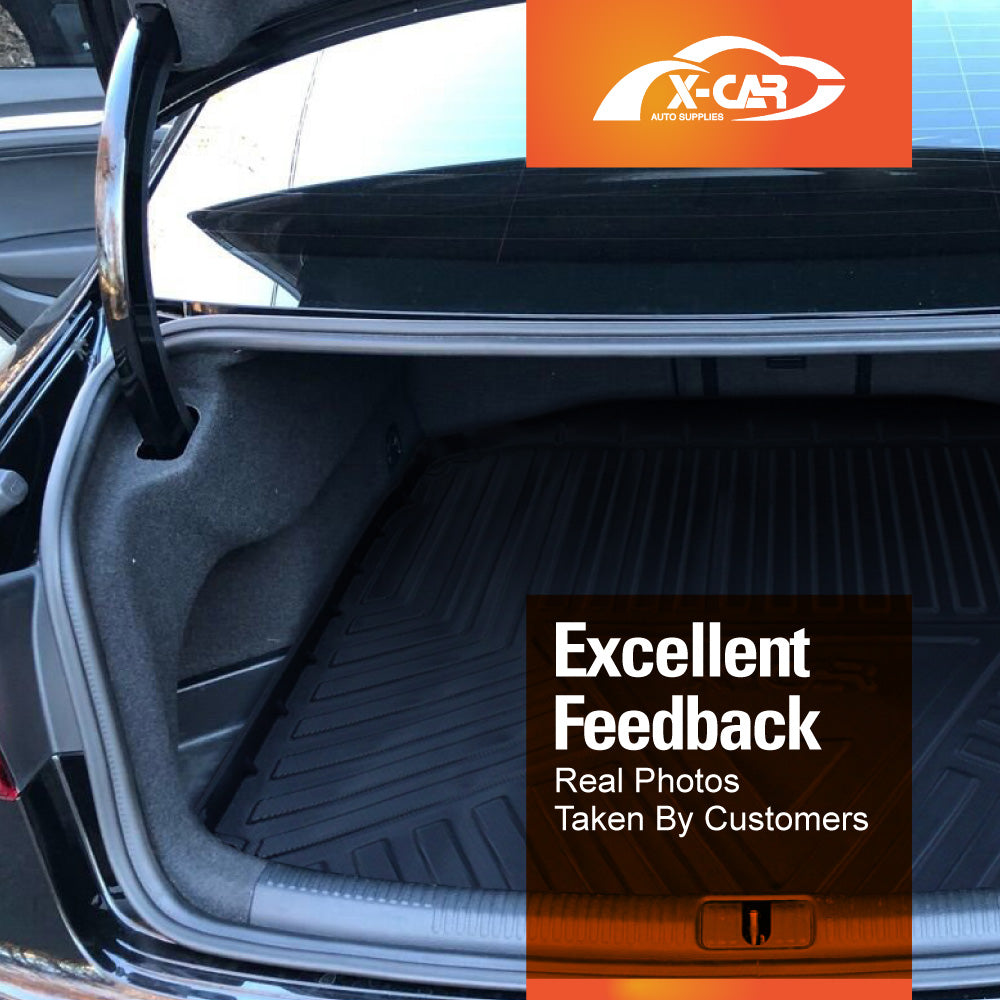 Boot Liner for Audi A3 S3 RS3 Sedan 2013-Onwards Heavy Duty Cargo Trunk Mat Luggage Tray