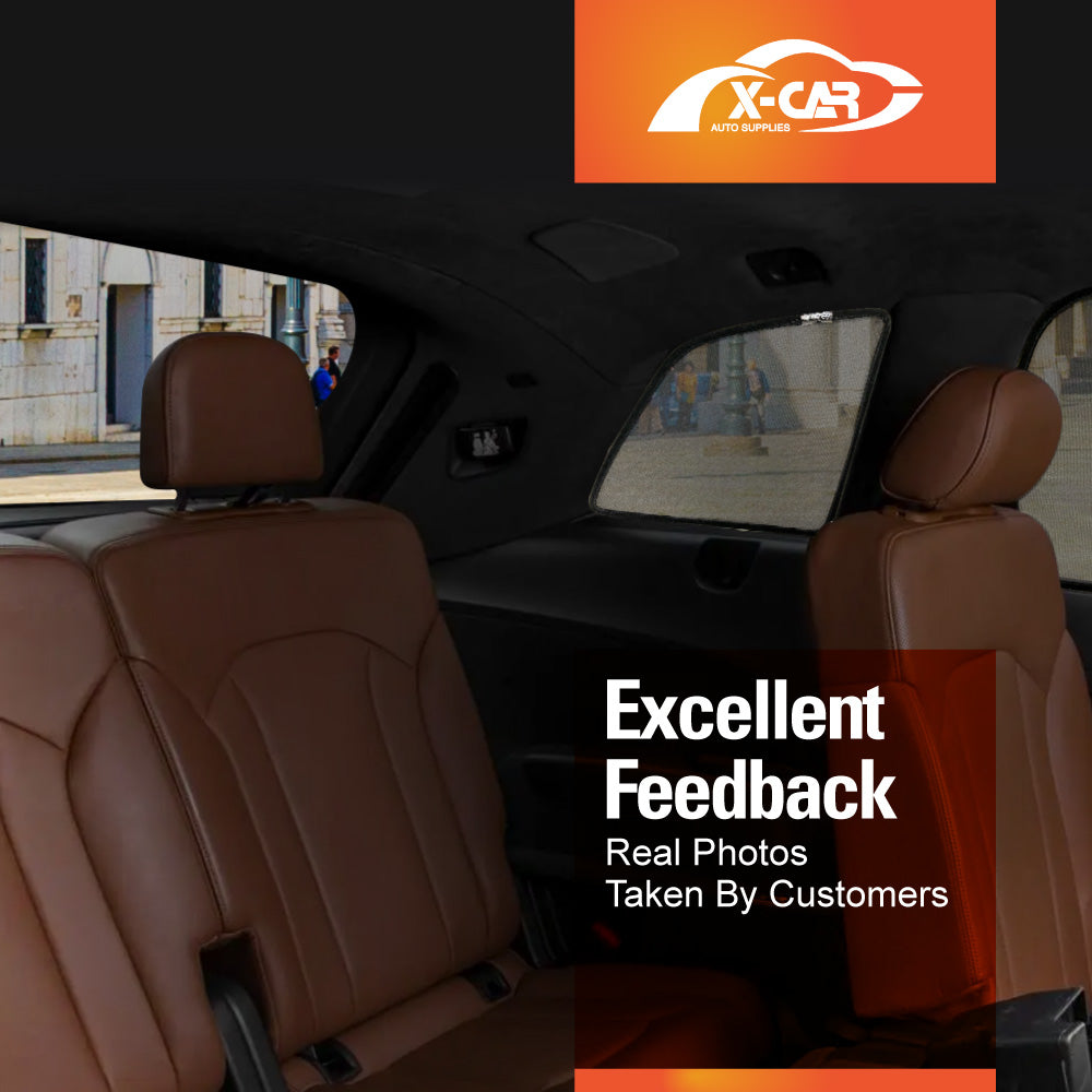 Port Window Sun Shade for Audi Q7 SQ7 2015-2025 Car Sun Blind Mesh Third Row Window