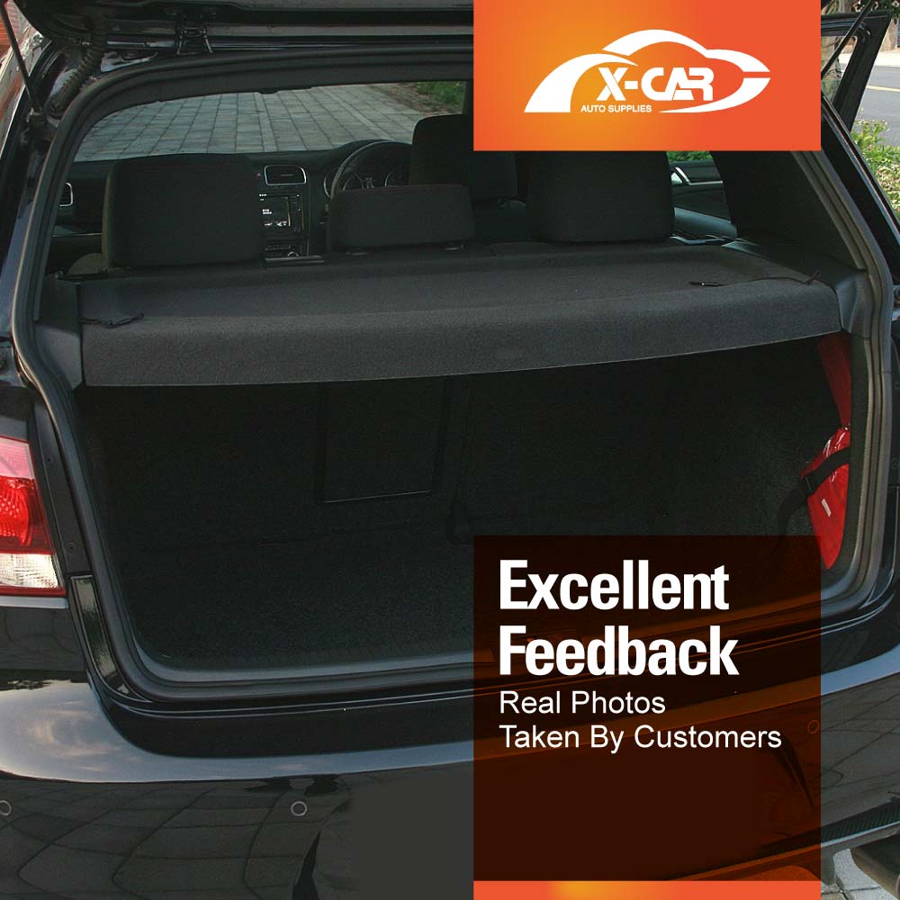 Car Trunk Shade for Volkswagen Golf Hatch MK5 MK6 2005-2012 Rear Cargo Security Shield Luggage Cover Board Blinder