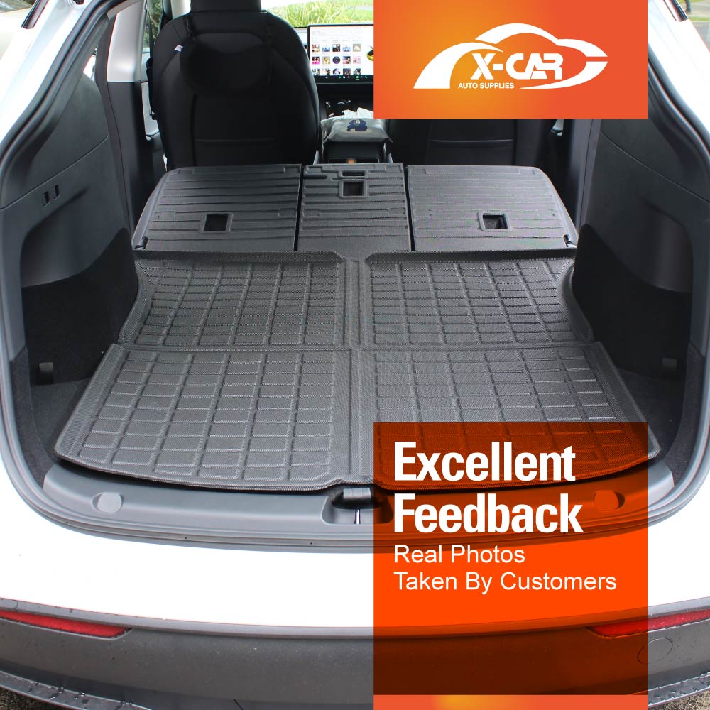 Back Seat Protector for Tesla Model Y 2022-2025 Heavy Duty Car Seats Kick Mats Cover