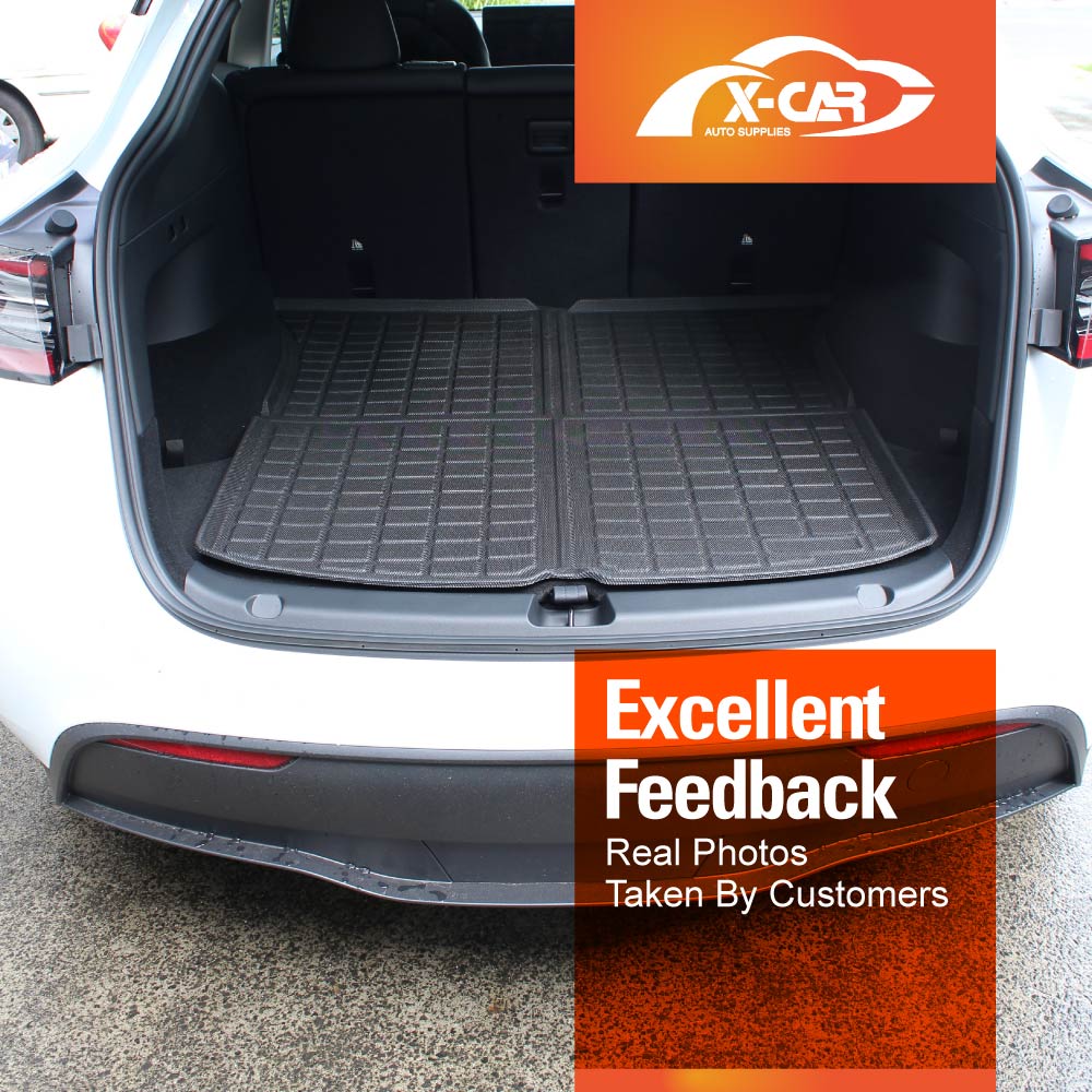 Boot Liner for Tesla Model Y 2022-2025 Heavy Duty Rear Cargo Trunk Cover Mat Luggage Tray