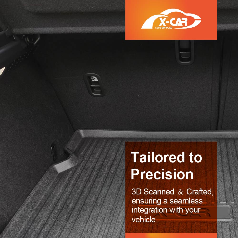 3D Floor Mats Boot Liner Set for Mazda CX-30 CX30 2019-Onwards All Weather Heavy Duty Cargo Car Trunk Luggage Tray Carpet Set