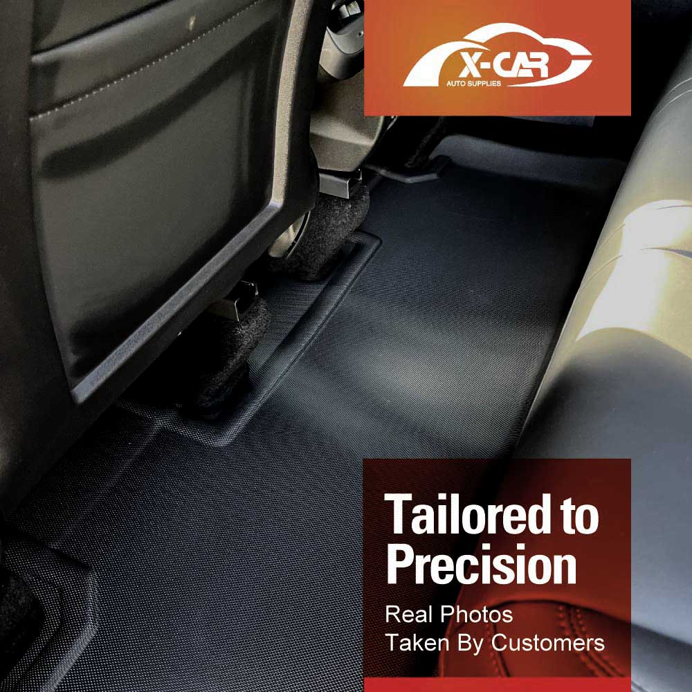 Boot Liner Set for Tesla Model Y 2022-2025 All Weather Heavy Duty XPE Rear Front Cargo Trunk Cover Mat Luggage Tray