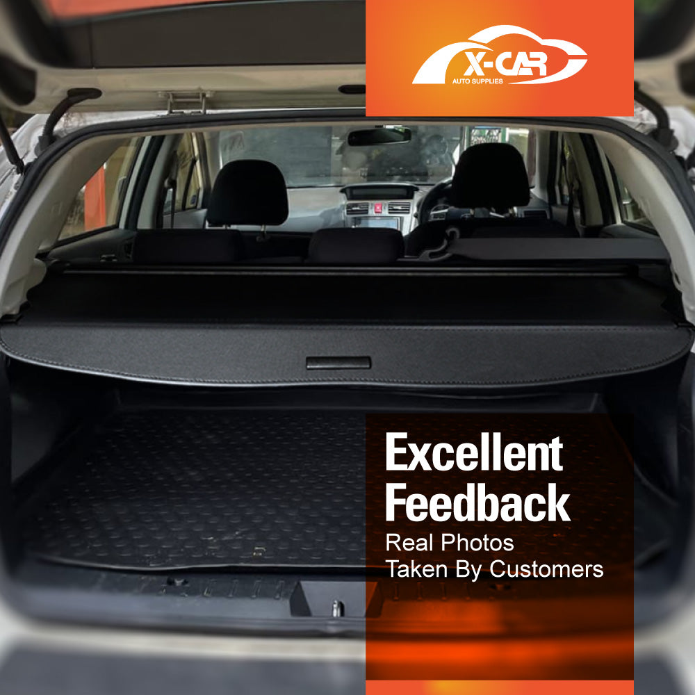 Retractable Car Trunk Shade Rear Cargo Security Shield Luggage Cover for Subaru XV 2011-2017