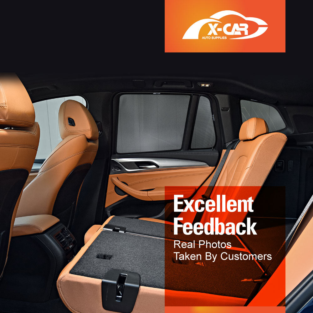 Port Window Sun Shade for BMW X3 M F97 2017-2024 Car Sun Blind Mesh Third Row Window