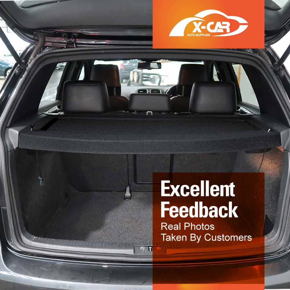 Car Trunk Shade for Volkswagen Golf Hatch MK5 MK6 2005-2012 Rear Cargo Security Shield Luggage Cover Board Blinder