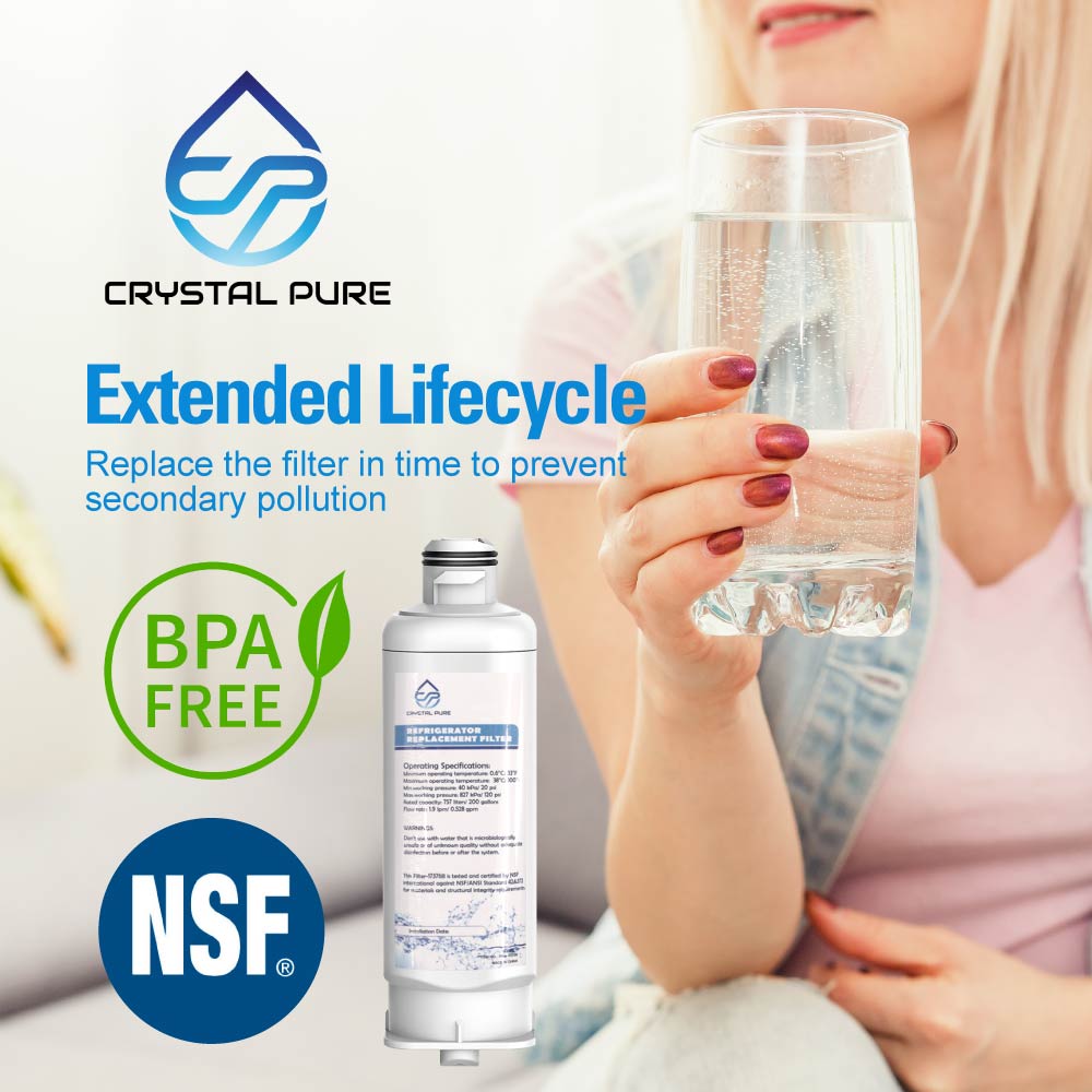 Replacement Water Filter Cartridge for Samsung DA97-17376B DA97-08006C HAF-QIN/EXP Refrigerator