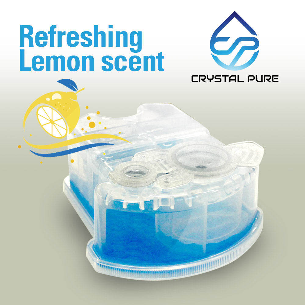 Crystal Pure Cartridge Refills for Braun Clean & Renew Compatible with All SmartCare Cleaning Centers Shavers 2-Pack