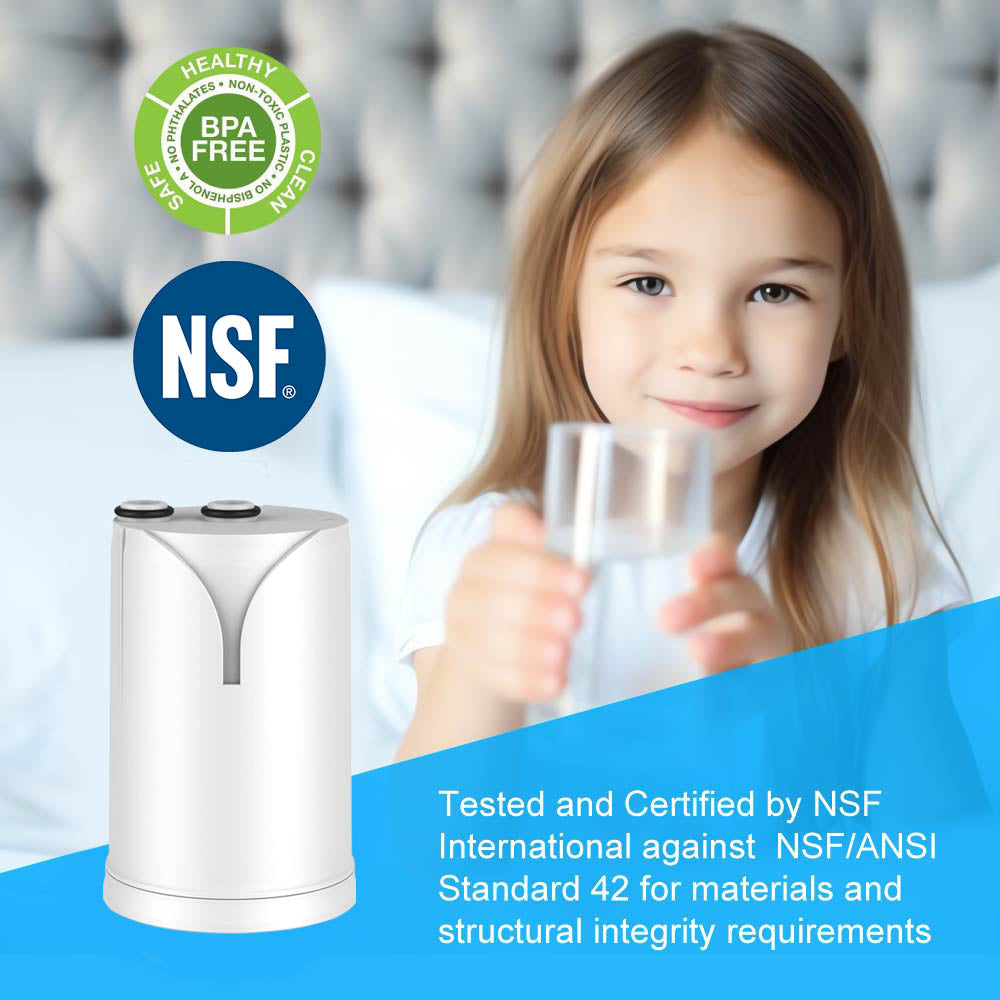 Pack of 4 Replacement Water Filter Cartridge Compatible with Brita On Tap V-MF, On Tap  Pro V-MF, On Tap HF, On Tap Advanced Water Filter System