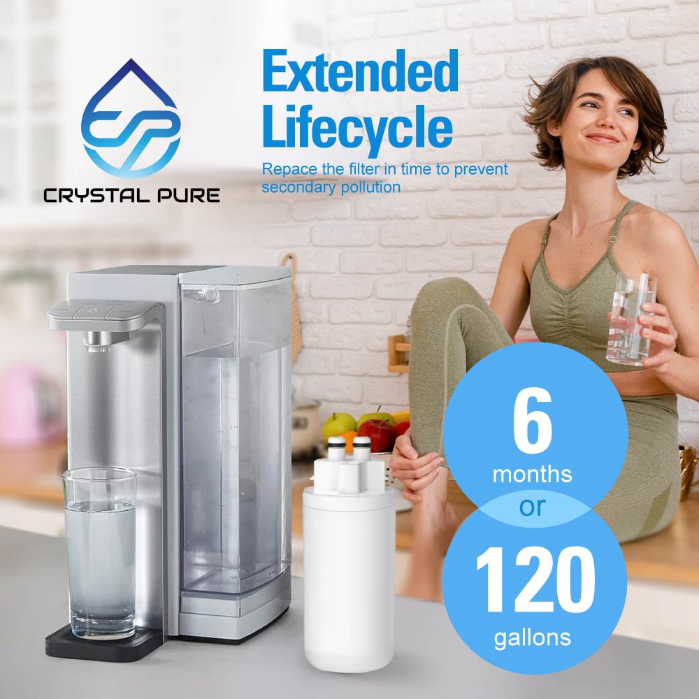 3 Replacement Water Filter Cartridge for Brita Hub Instant Powerful and Compact Countertop Water Filter System