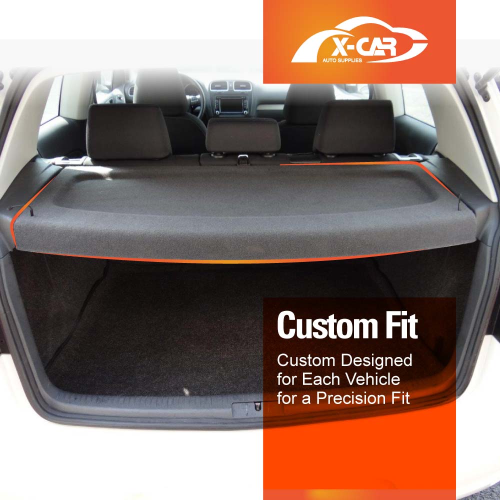 Car Trunk Shade for Volkswagen Golf Hatch MK5 MK6 2005-2012 Rear Cargo Security Shield Luggage Cover Board Blinder