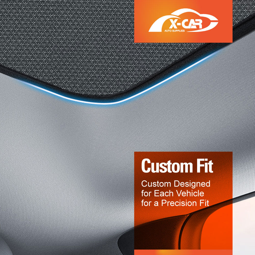 Rear Windscreen Glass Roof Sunshades for Tesla Model Y 2022–2025 Black Sunroof UV Heat Protection Mesh Sun Blind