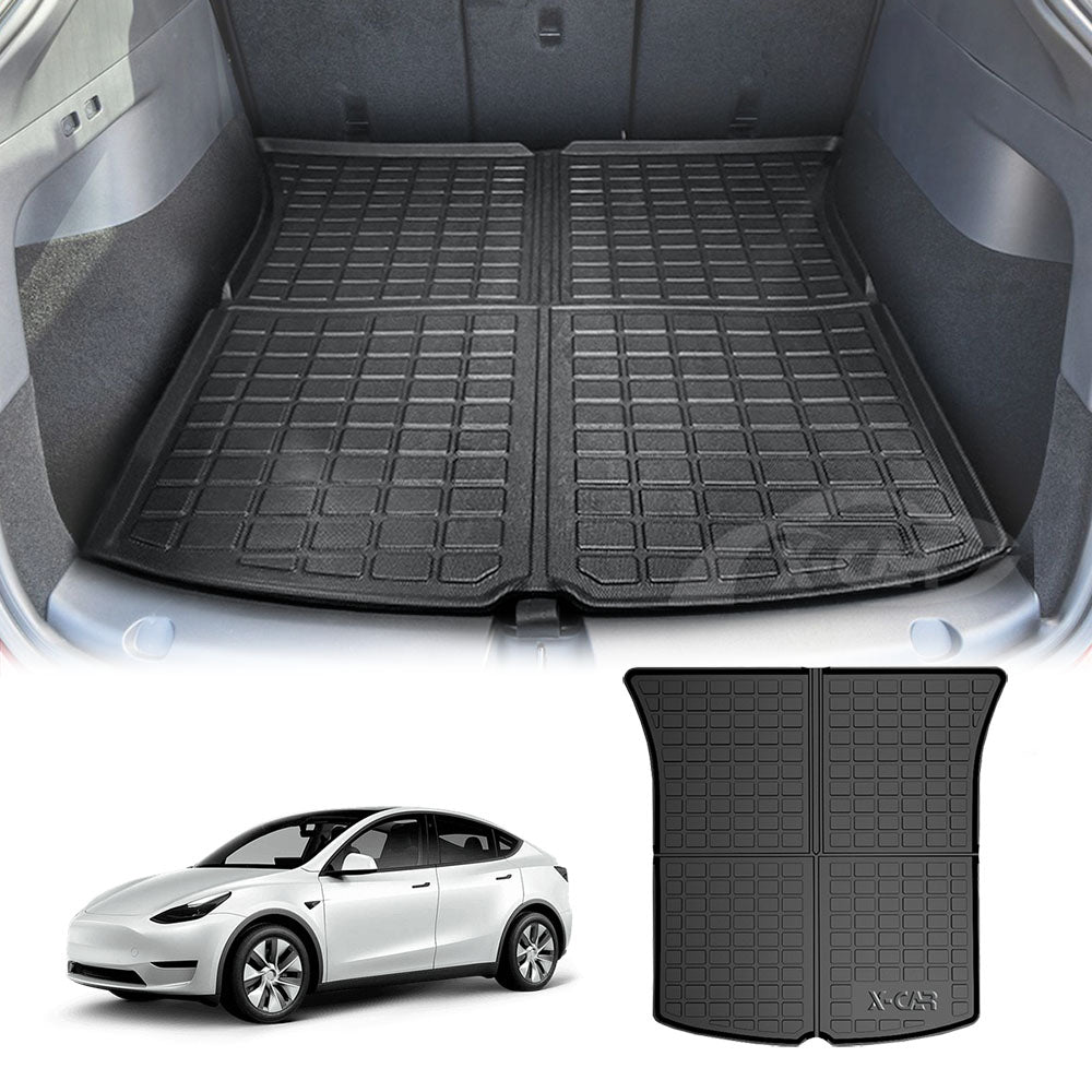 Boot Liner for Tesla Model Y 2022-2025 Heavy Duty Rear Cargo Trunk Cover Mat Luggage Tray