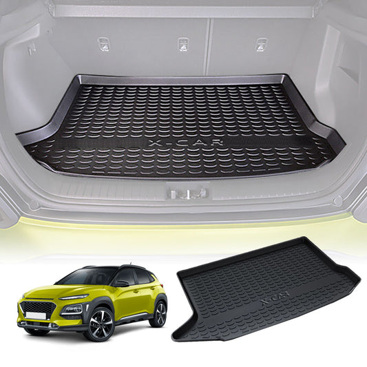 Heavy Duty Cargo Mat Boot Liner Luggage Tray for Hyundai Kona 2017 2018 2019 2020 2021 2022 2023