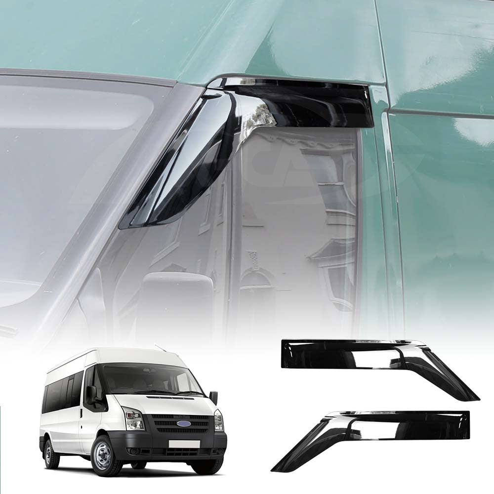 Weathershields for Ford Transit 2001-2013 Car Weather Shields Wind Deflectors Window Sun Visor 4-Piece Set