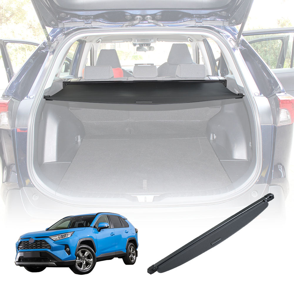Retractable Car Trunk Shade Rear Cargo Security Shield Luggage Cover for Toyota Rav4 Rav 4 2019-Onwards
