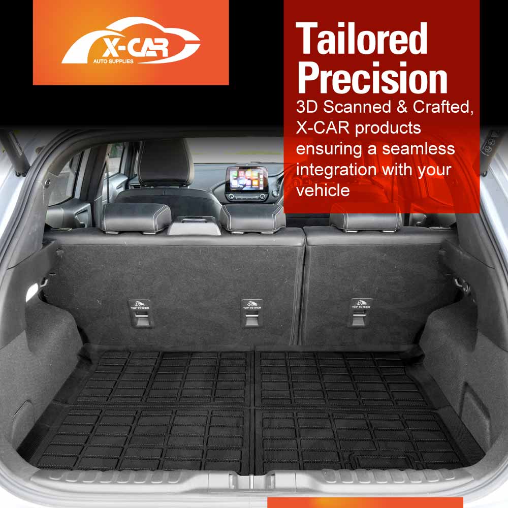 Boot Liner for Ford Puma 2020-2024 All Weather Heavy Duty Cargo Trunk Mat Luggage Tray