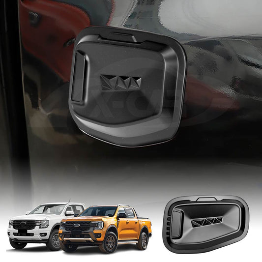 Fuel Tank Cap Cover for Ford Ranger Next-Gen 2022-Onwards Matt Black Gas Door Trim Car Exterior Accessories