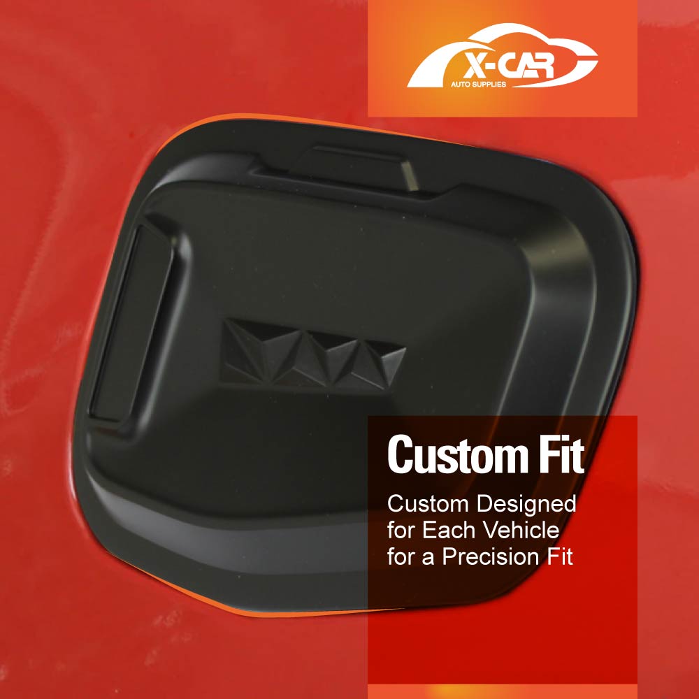 Fuel Tank Cap Cover for Ford Ranger Next-Gen 2022-Onwards Matt Black Gas Door Trim Car Exterior Accessories